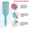 Curl Define Styling Brush HollowOut Detangling Comb For Wet Curly Hair 5