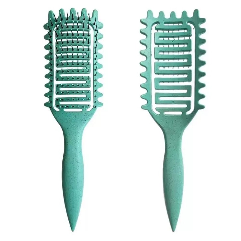 Curl Define Styling Brush HollowOut Detangling Comb For Wet Curly Hair 7