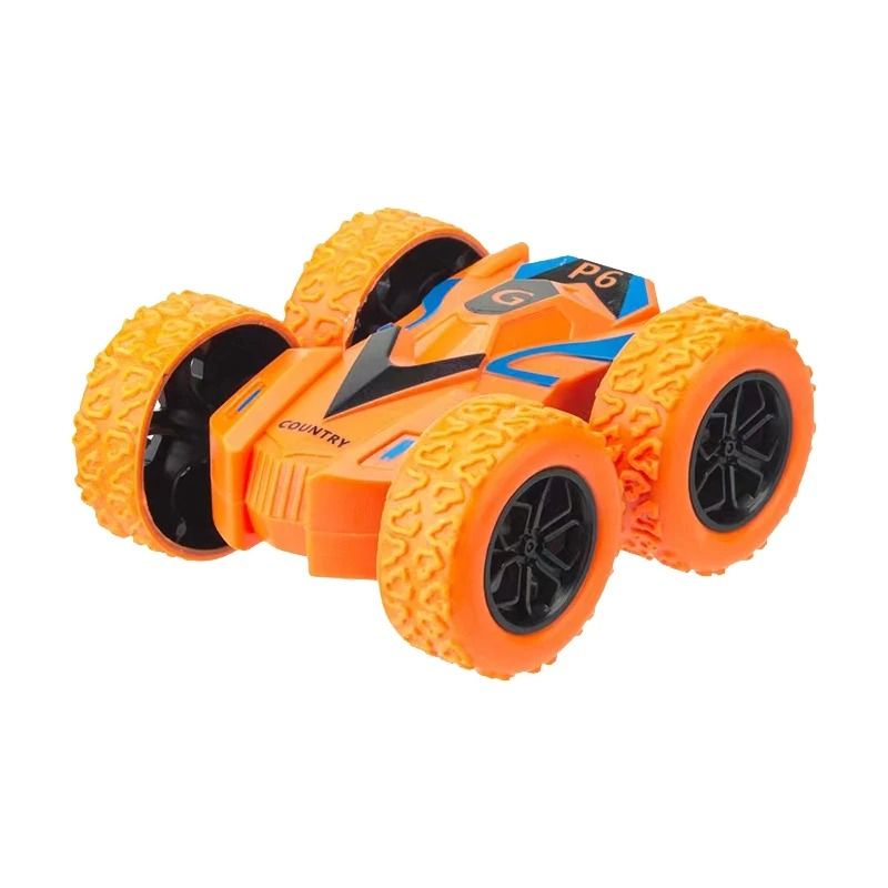 Mini DoubleSided Inertia Car 360 Rotating Stunt Toy For Boys And Girls 9