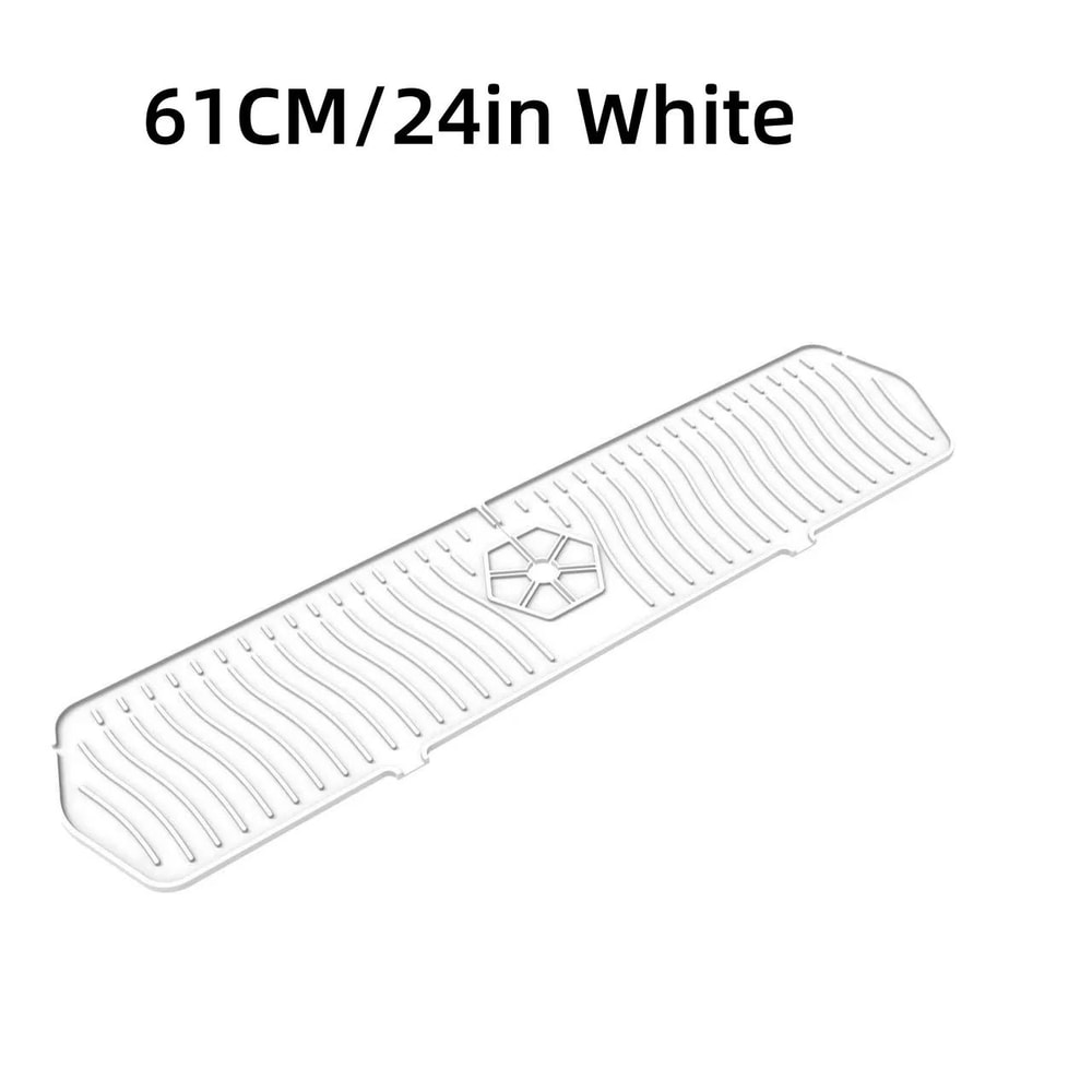 Premium Silicone Kitchen Sink Splash Guard Draining Mat Faucet Sink Protector 6