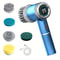 Electric Spin Scrubber Rechargeable Handheld Shower Tile Scrubber With 5 Replaceable Heads 6