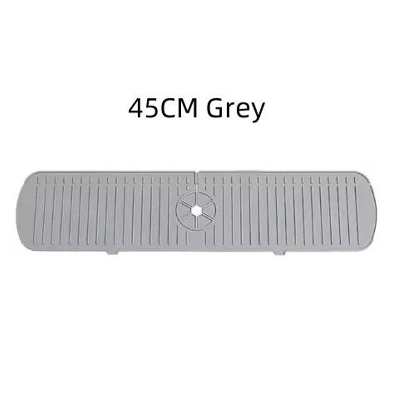 Premium Silicone Sink Splash Guard Kitchen Tap Drain Mat Drip Catcher Tray 11