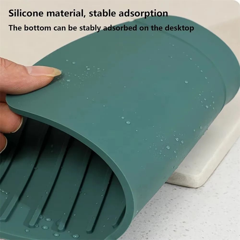 Premium Silicone Sink Splash Guard Kitchen Tap Drain Mat Drip Catcher Tray 3