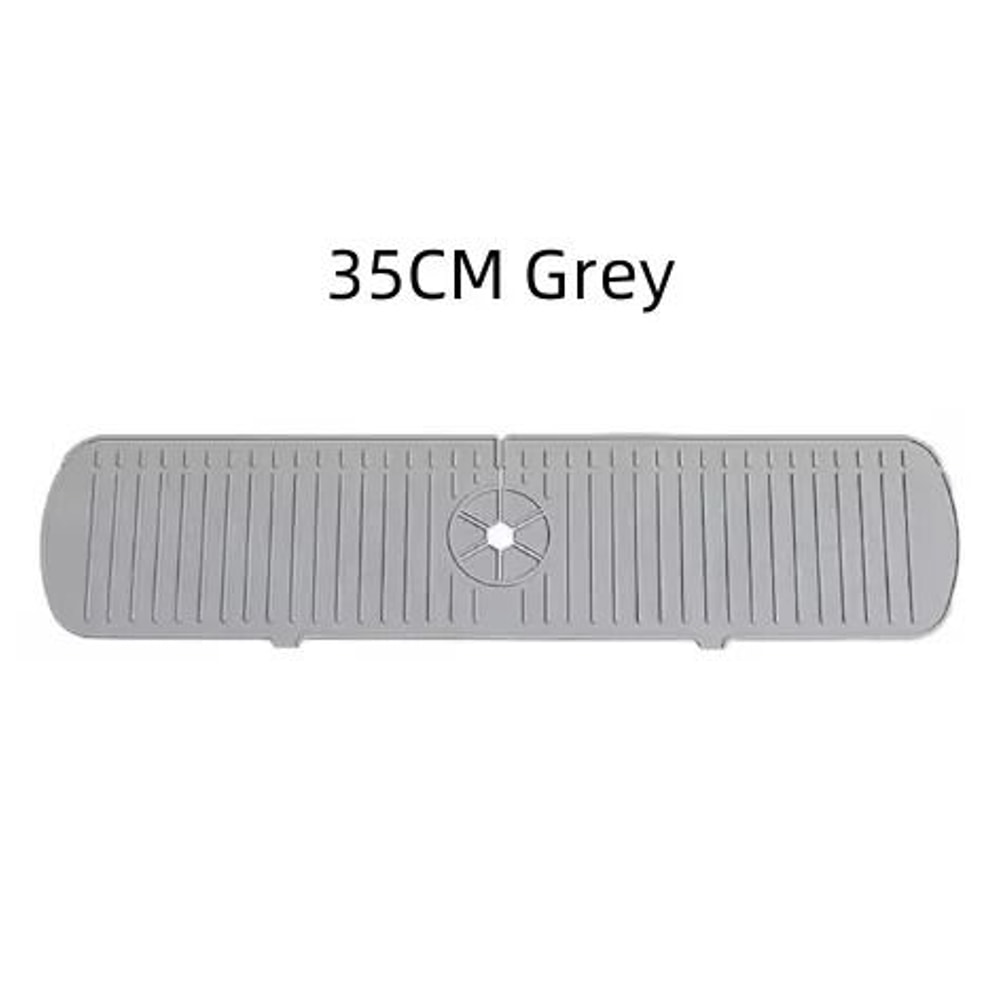 Premium Silicone Sink Splash Guard Kitchen Tap Drain Mat Drip Catcher Tray 6