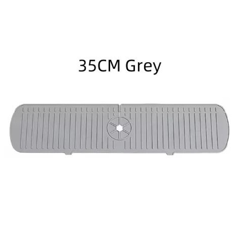 Premium Silicone Sink Splash Guard Kitchen Tap Drain Mat Drip Catcher Tray 6