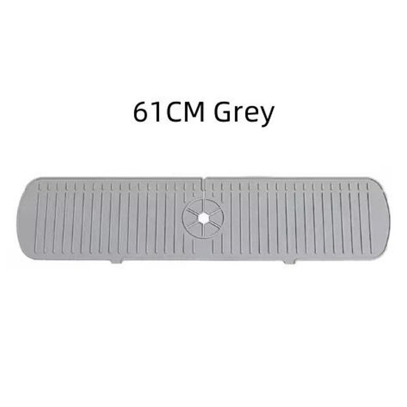 Premium Silicone Sink Splash Guard Kitchen Tap Drain Mat Drip Catcher Tray 14