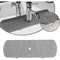 Kitchen Silicone Faucet Mat Water Ripple Sink Splash Pad Bathroom Countertop Protector 0