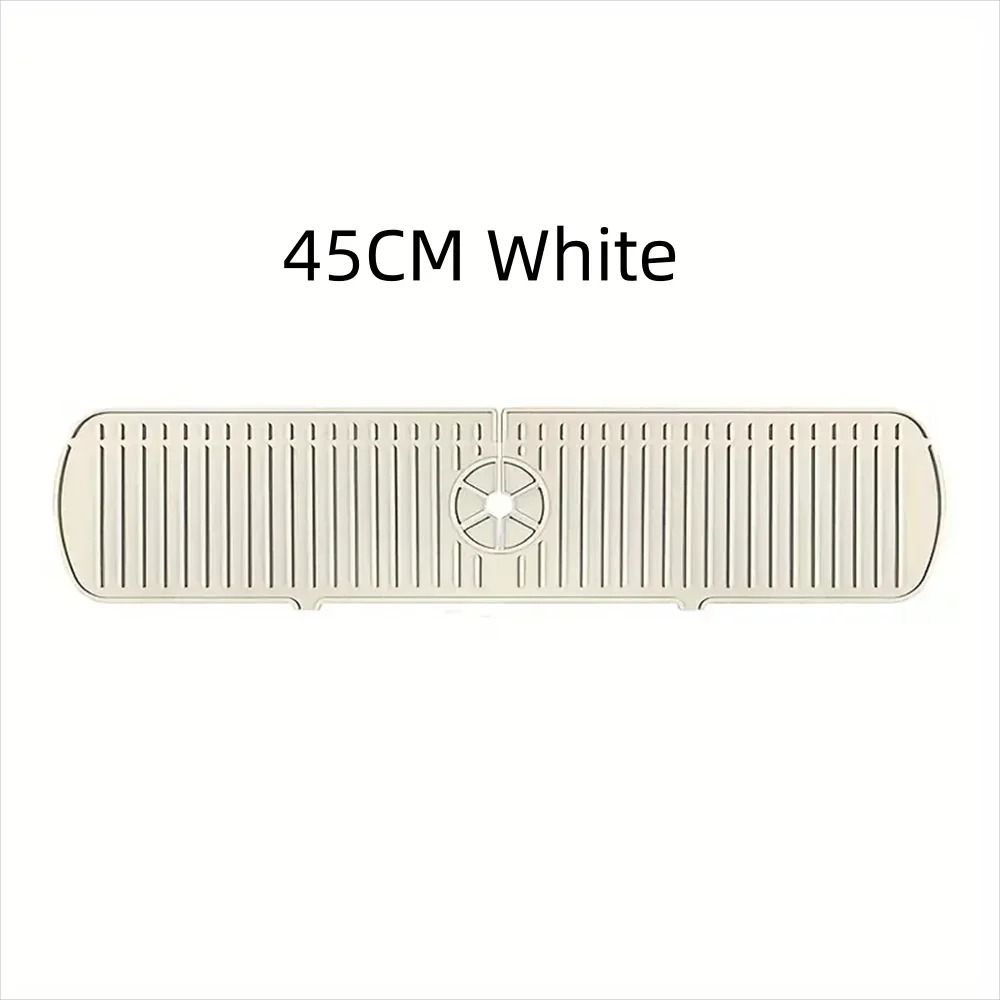 Kitchen Silicone Faucet Mat Water Ripple Sink Splash Pad Bathroom Countertop Protector 11