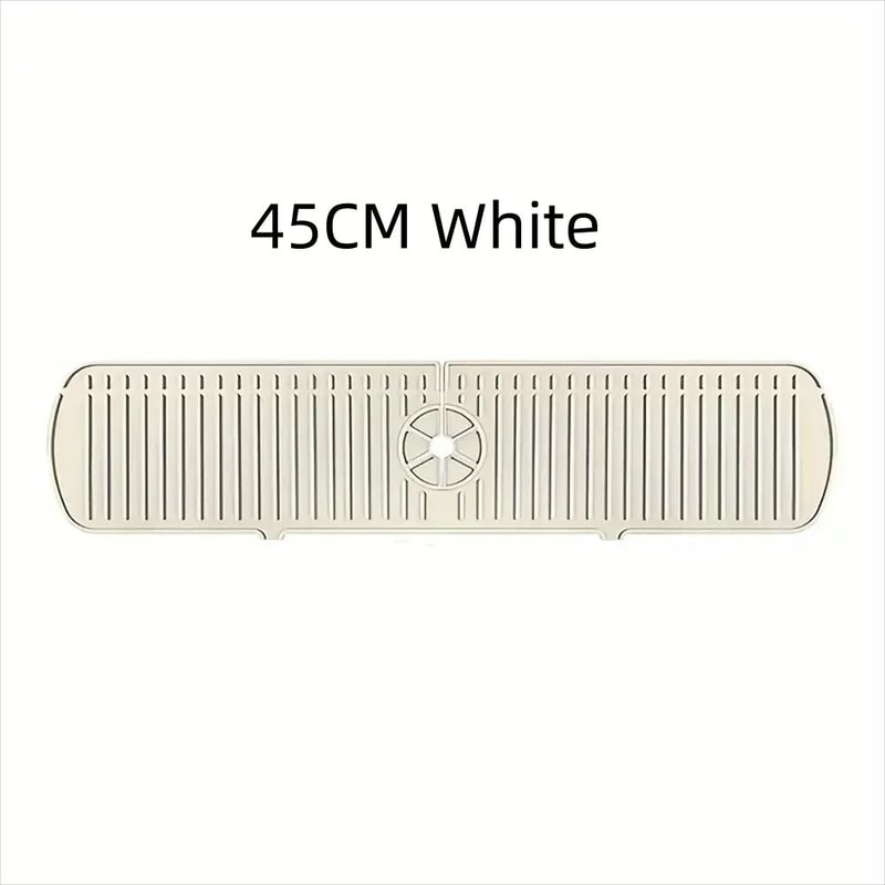 Kitchen Silicone Faucet Mat Water Ripple Sink Splash Pad Bathroom Countertop Protector 11