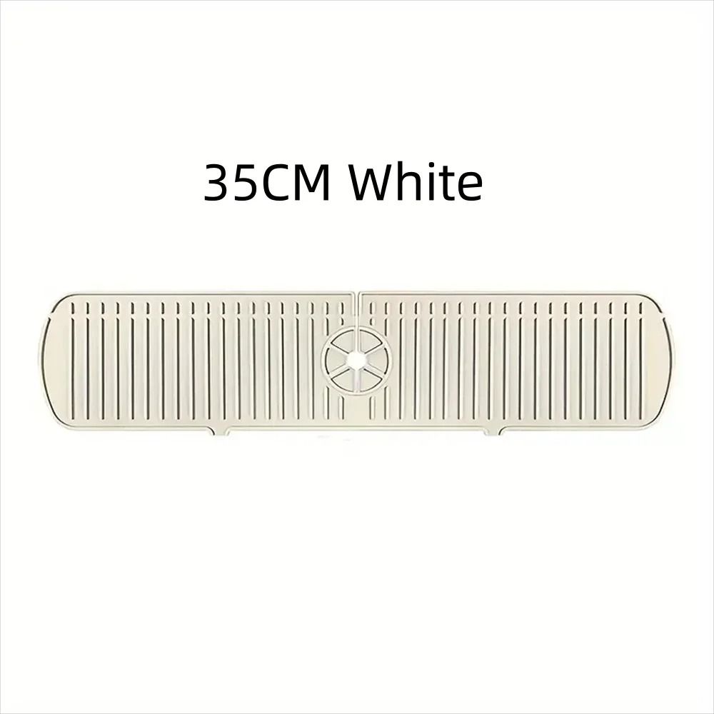 Kitchen Silicone Faucet Mat Water Ripple Sink Splash Pad Bathroom Countertop Protector 6