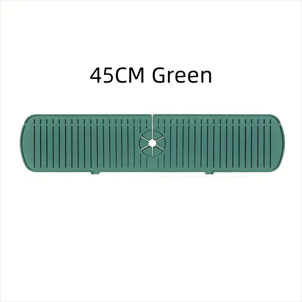 Kitchen Silicone Faucet Mat Water Ripple Sink Splash Pad Bathroom Countertop Protector 14