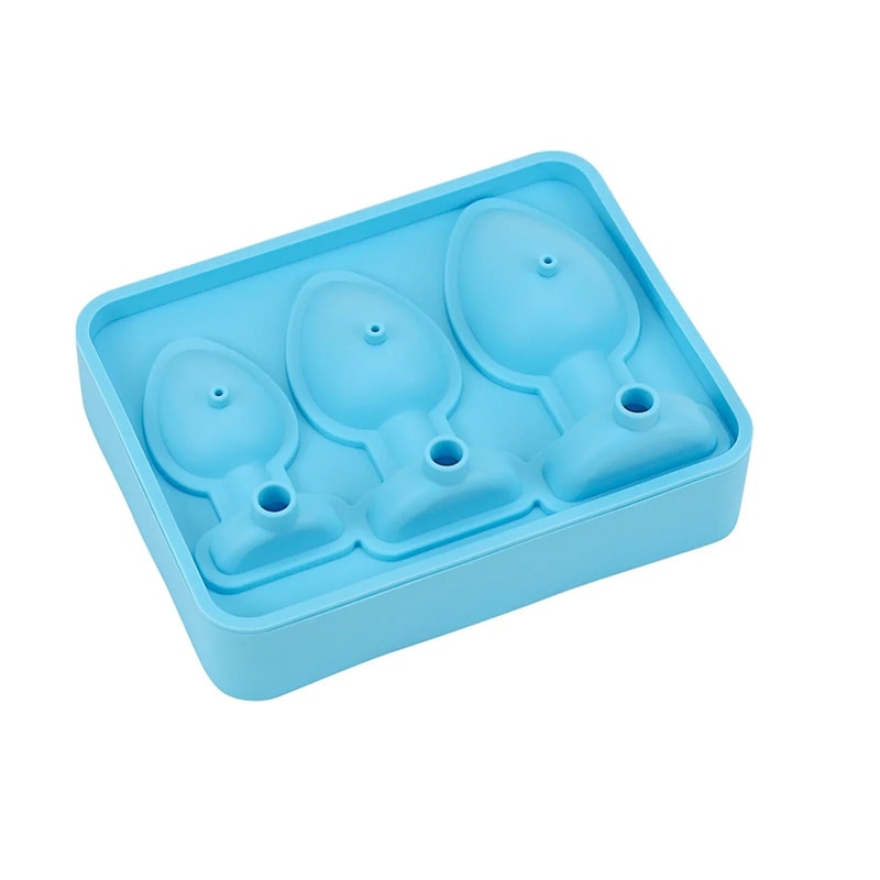 Premium Funny Silicone Ice Cube Maker EasyFill LeakProof Tray With Lid 8