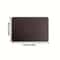 Square Faux Leather Kitchen Dining Placemats HeatResistant Insulation Table Mats 1
