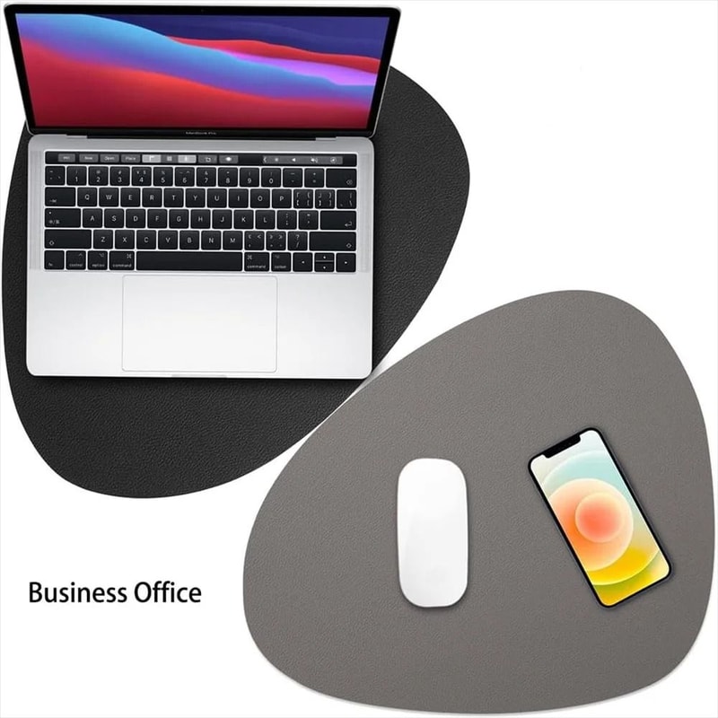 Premium PU Leather Placemats Coffee Coasters Waterproof HeatResistant Table Mats 4