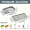 Premium Silicone Sink Organizer Durable Kitchen Soap Tray Sponge Holder 1