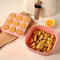 Premium 2Piece Square Silicone Air Fryer Liners Egg Mold Set FoodSafe Reusable Baking Accessories 4