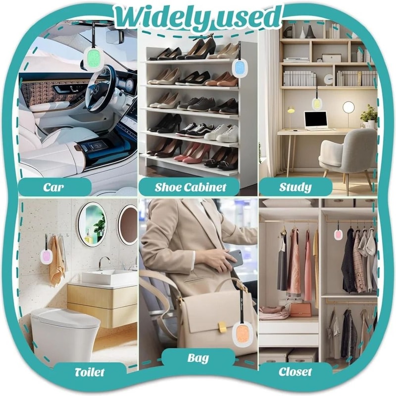 Premium LongLasting Hanging Aromatherapy Tablets Wardrobe Cabinet Drawer Perfume Set 5