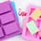 Square Silicone Soap Baking Mold 6Compartment NonStick Brownie Cupcake Pan 2
