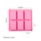 Square Silicone Soap Baking Mold 6Compartment NonStick Brownie Cupcake Pan 6