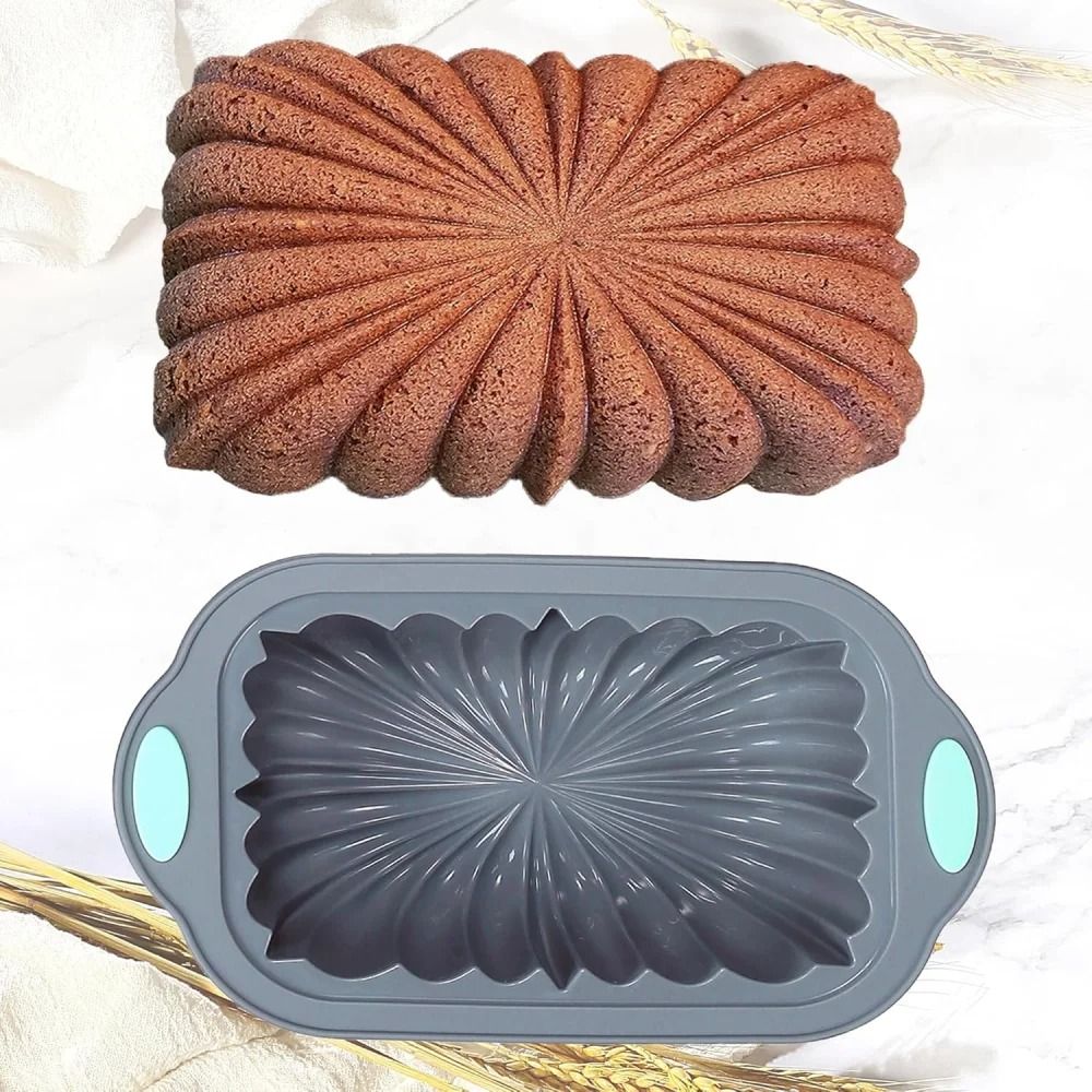 Premium Silicone Baking Tray Set NonStick Cake Loaf Molds For Breads Roasts And Desserts 9