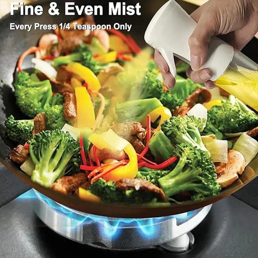 Professional Oil Spray Bottle For Kitchen UltraFine Mist Dispenser For Air Fryer BBQ And Salad 2