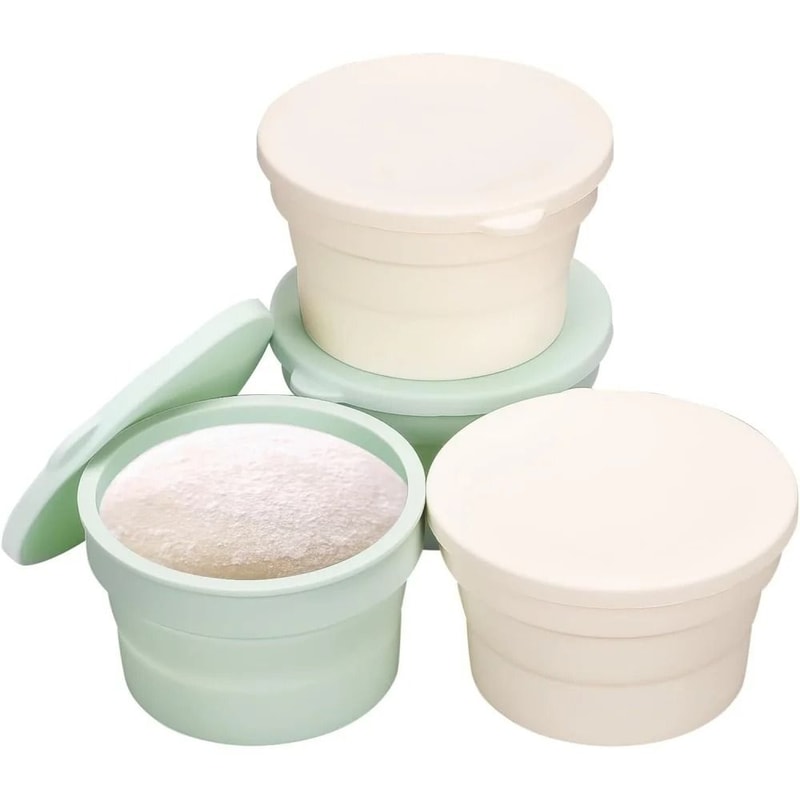 Premium Silicone Pizza Dough Proofing Box Foldable NonStick Fermentation Basket With Lid 7