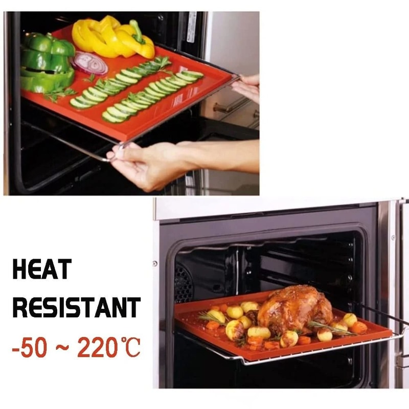 Premium Silicone Baking Mat Reusable NonStick Cake Roll Pastry Mold 3