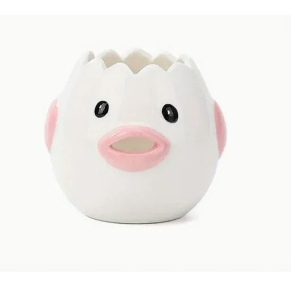 Premium Ceramic Cartoon Egg Separator Creative Mini Egg White Yolk Filter Kitchen Tool 6