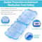Premium 10Cell Portable Medicine Box Waterproof MoistureProof Travel Pill Organizer 3