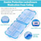 Premium 10Cell Portable Medicine Box Waterproof MoistureProof Travel Pill Organizer 3