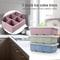 Premium Large Silicone Ice Cube Trays BPAFree Square Molds With LeakProof Removable Lid 4