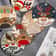 Premium 6Piece Wooden Christmas Coaster Set HeatResistant AntiSlip Reindeer Decor 4
