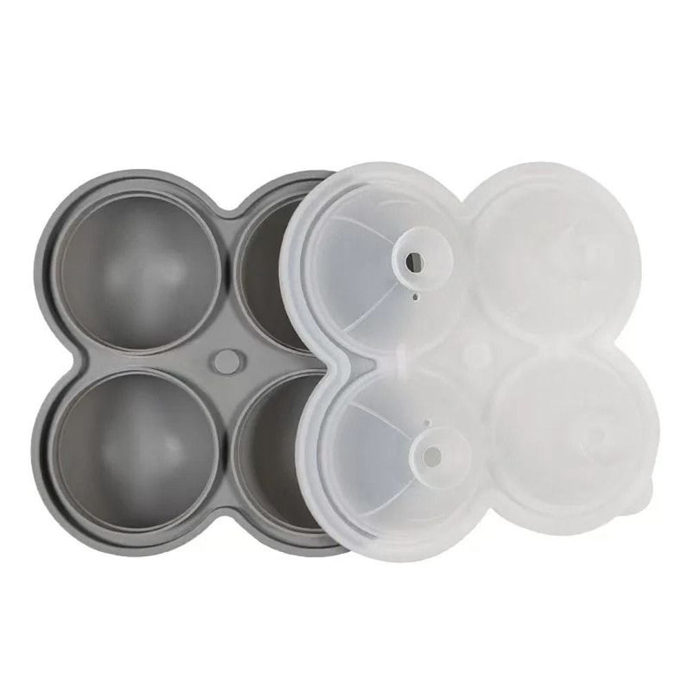 Premium Large Round Ice Ball Maker BPAFree Silicone Mold For SlowMelting Craft Cocktails 6