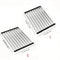 Premium 304 Stainless Steel RollUp Dish Drying Rack Foldable Retractable Sink Drainer 1