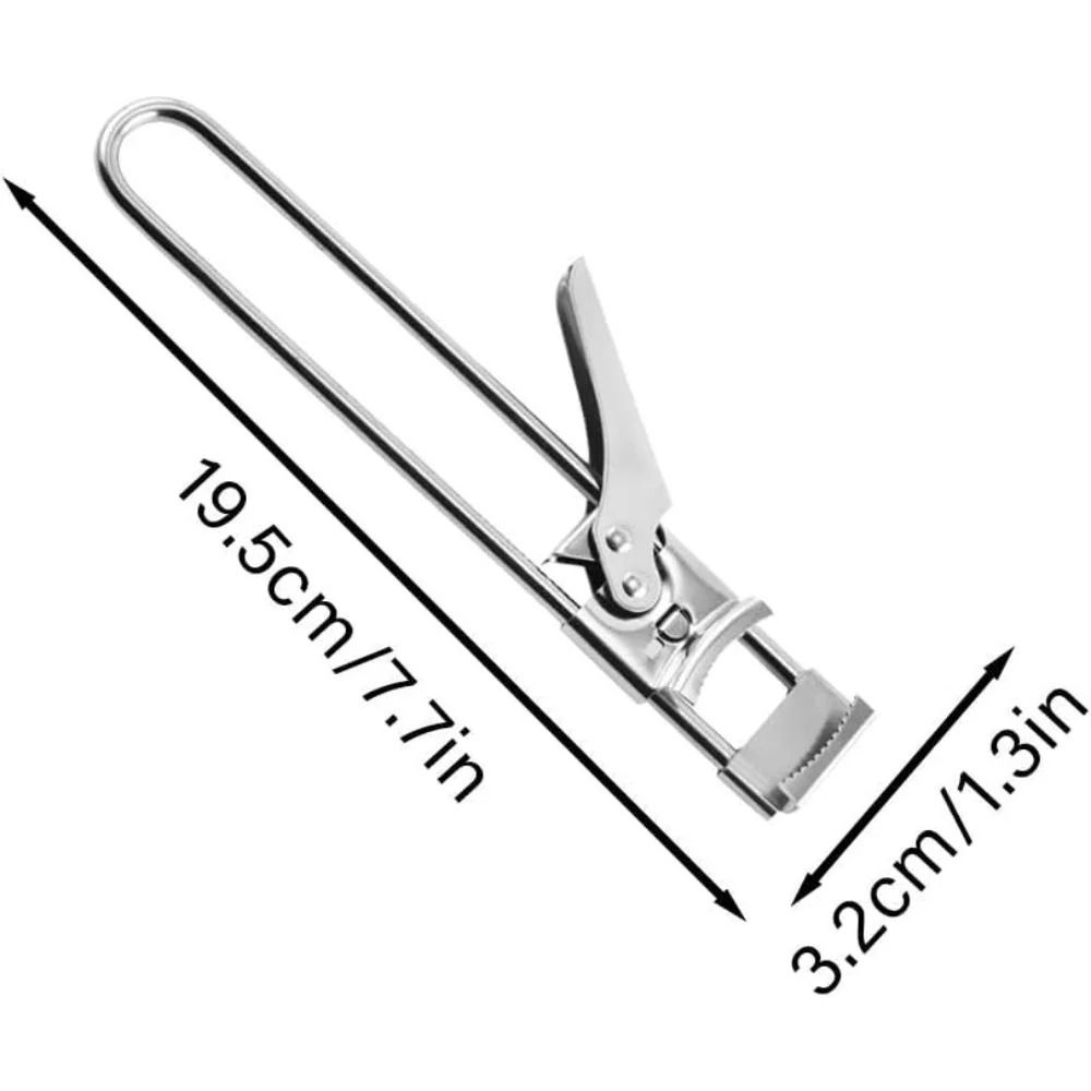 Premium Adjustable MultiFunction Jar Bottle Opener HeavyDuty Stainless Steel LaborSaving Tool 1