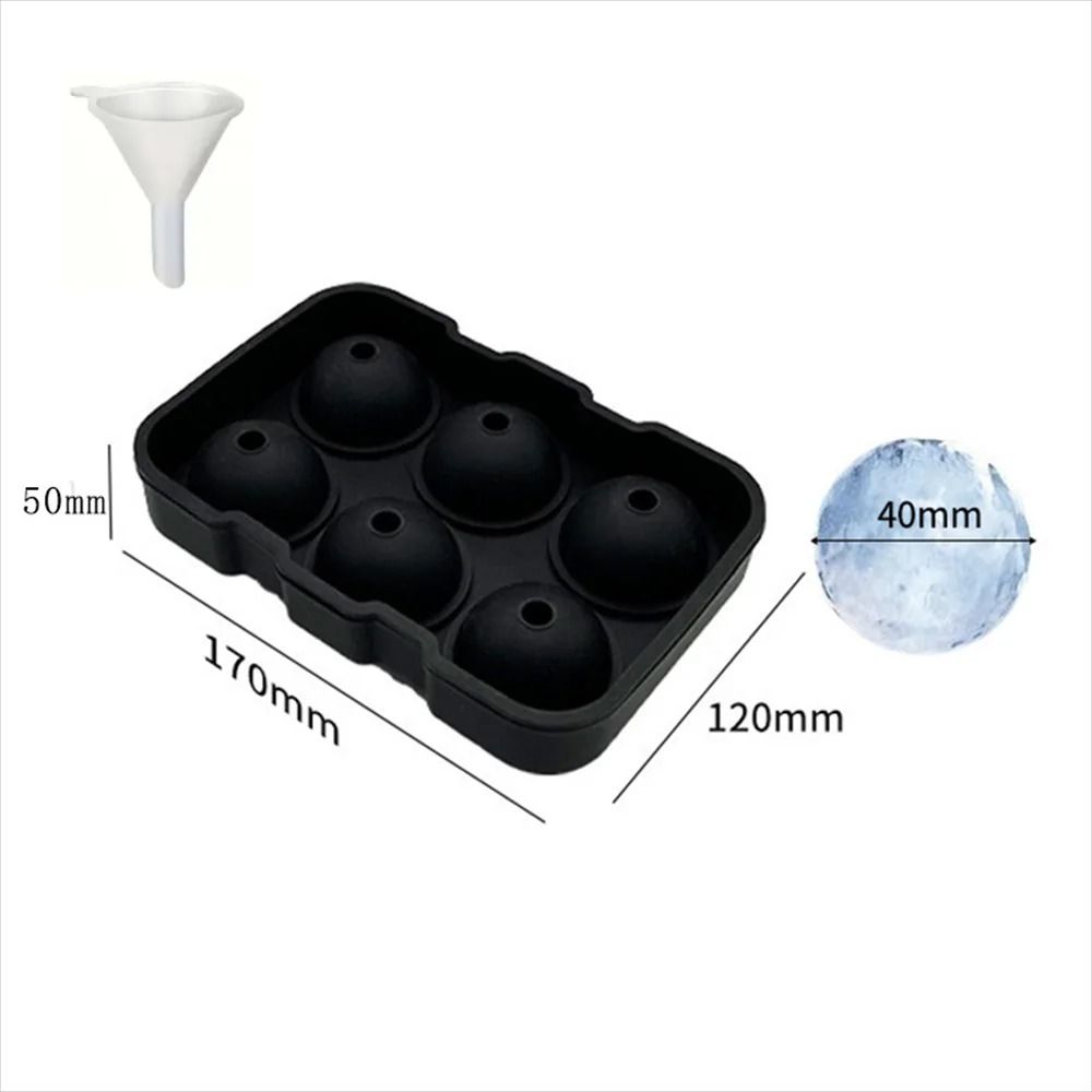 Premium DualStyle Silicone Ice Mold Set Large Square Round Sphere Makers For Whiskey Cocktails 7