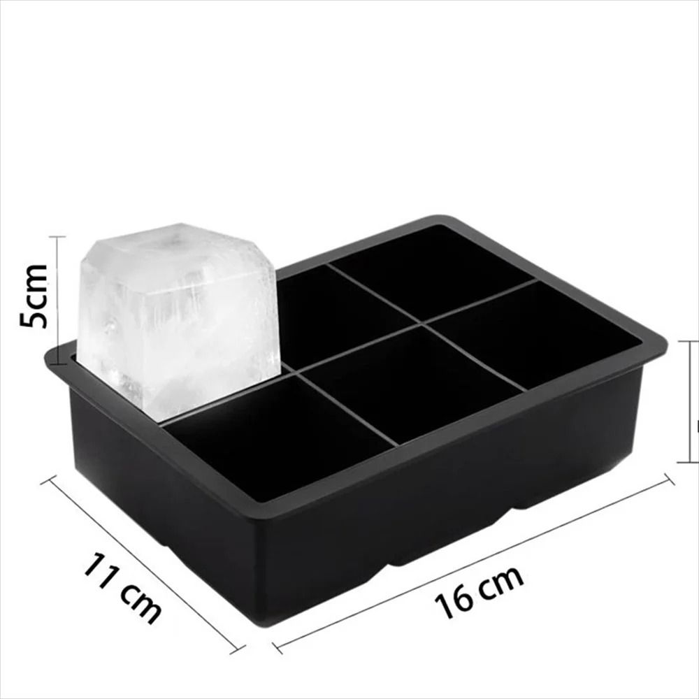 Premium DualStyle Silicone Ice Mold Set Large Square Round Sphere Makers For Whiskey Cocktails 8