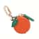 Premium Mini Leather Fruit Coin Wallet Chic Orange Keychain Backpack Charm Gift Label 7