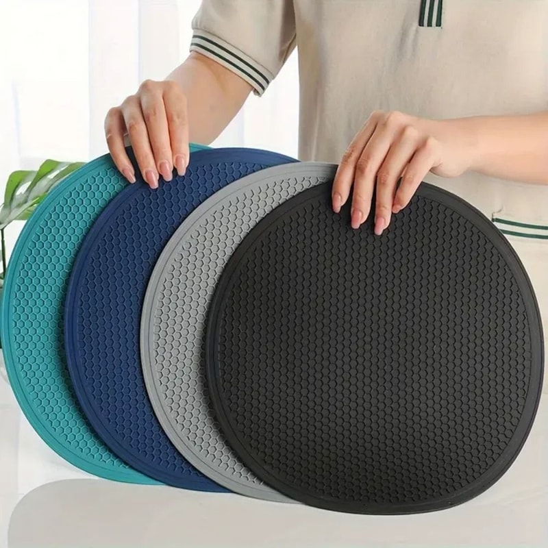Premium MultiPurpose Silicone Mat Durable Kitchen Drying Mat HeatResistant Trivet 0
