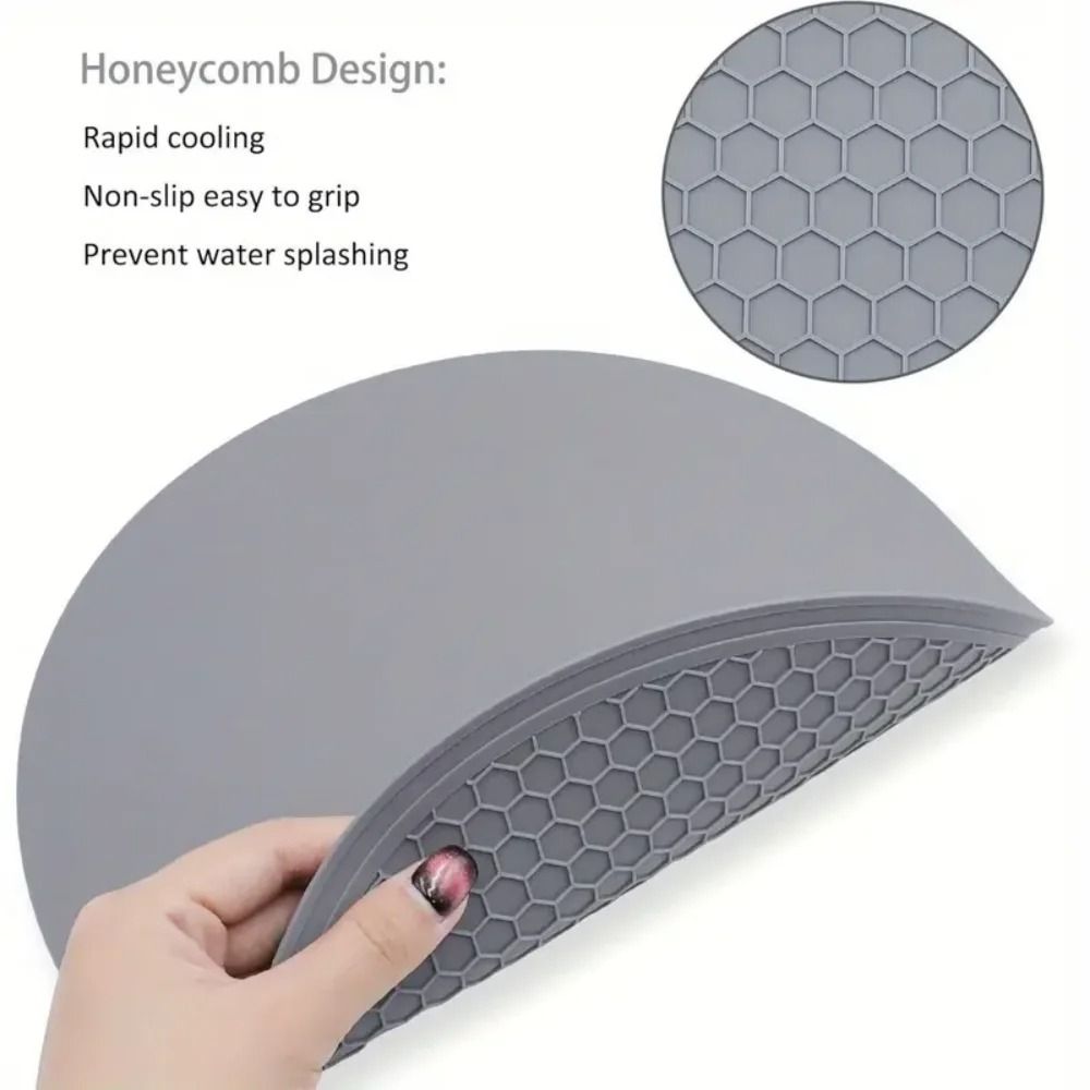 Premium MultiPurpose Silicone Mat Durable Kitchen Drying Mat HeatResistant Trivet 4