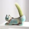 Premium Ceramic Cat Succulent Pot Cute Cartoon Animal Planter For Indoor Home Decor 1