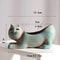 Premium Ceramic Cat Succulent Pot Cute Cartoon Animal Planter For Indoor Home Decor 5