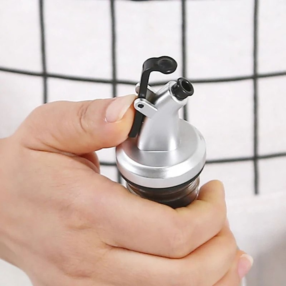 Premium PressType Oil Bottle Stopper Leakproof Controllable Sealing Nozzle For Kitchen Bar 1