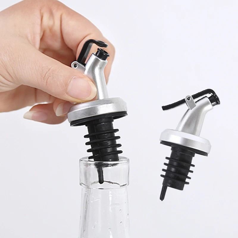 Premium PressType Oil Bottle Stopper Leakproof Controllable Sealing Nozzle For Kitchen Bar 4