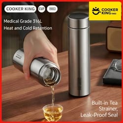 cooker king 490ml stainless steel business tea cup – yun dao series premium office thermos
