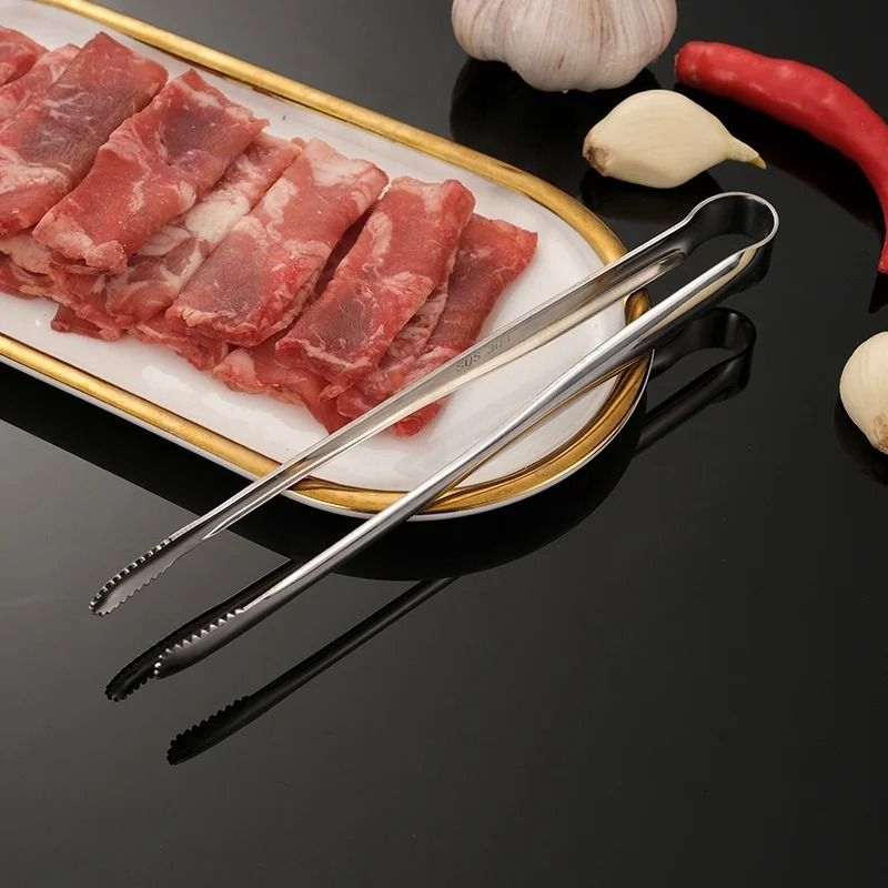Premium Stainless Steel Barbecue Tongs Multipurpose FoodGrade Grippers For Grilling Salad Picnics 2