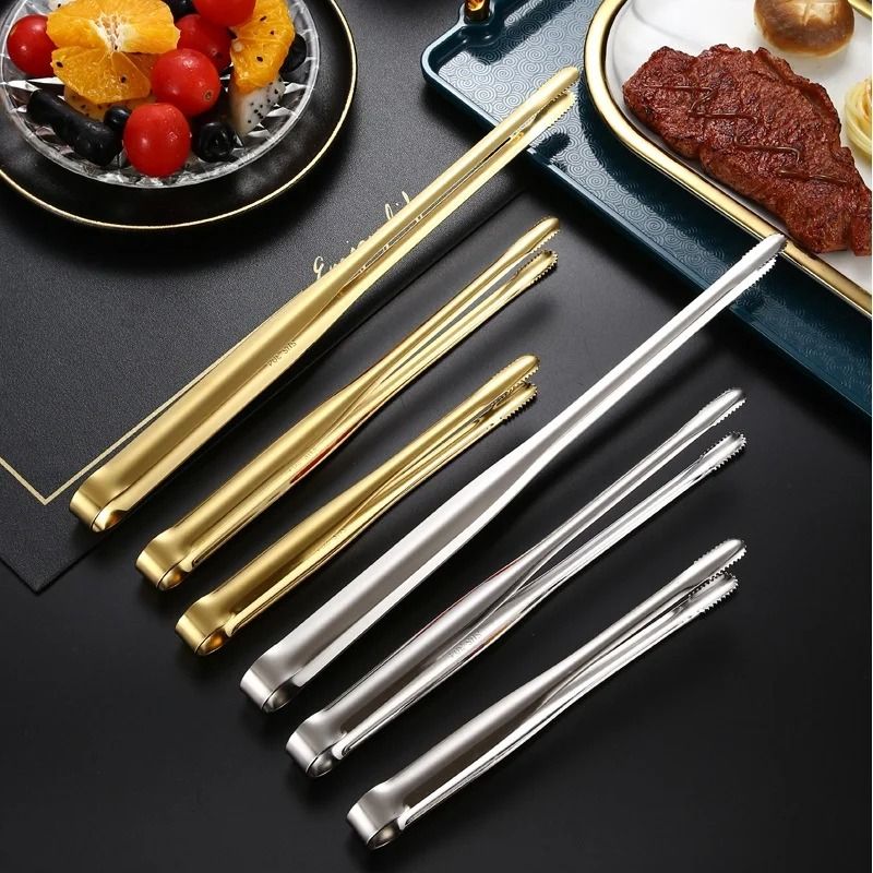Premium Stainless Steel Barbecue Tongs Multipurpose FoodGrade Grippers For Grilling Salad Picnics 3