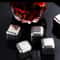Premium 6Piece Stainless Steel Ice Block Set Reusable Chilling Stones For Whiskey Wine 2