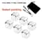 Premium 6Piece Stainless Steel Ice Block Set Reusable Chilling Stones For Whiskey Wine 6