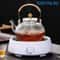 JUSTINLAU Premium Clear Glass Teapot High Borosilicate Thickened Glass With Copper Handle AntiSca 0